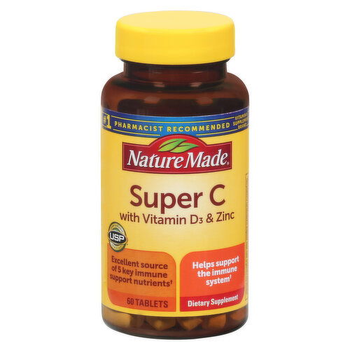 Nature Made Super C, Tablets