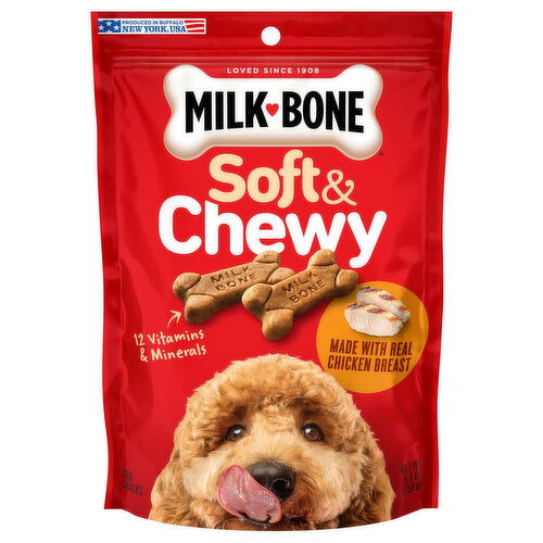 Milk-Bone Dog Snacks, Chicken Breast, Soft & Chewy