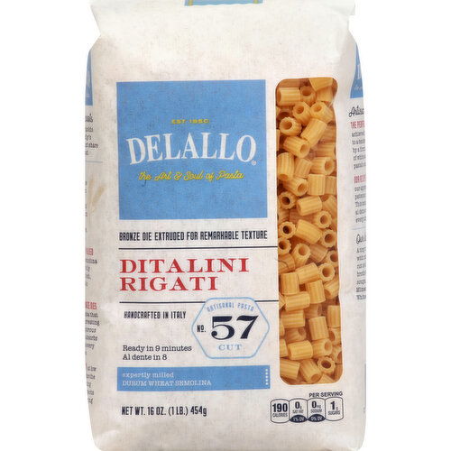 Delallo Ditalini Rigati, No. 57