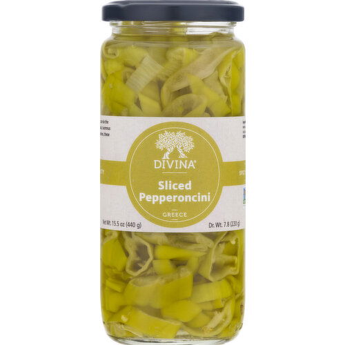 Divina Pepperoncini, Sliced