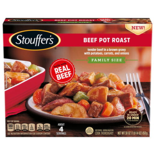 Stouffer's Beef Pot, Roast, Family Size