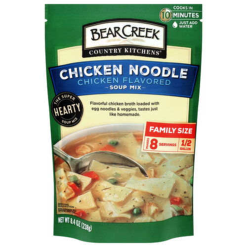 Bear Creek Country Kitchens Chicken Noodle Soup Mix Family Size - 8.4 Ounce
