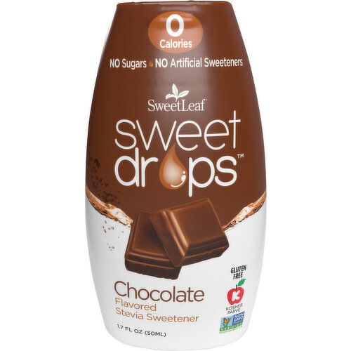 SweetLeaf Stevia Sweetener, Chocolate Flavored