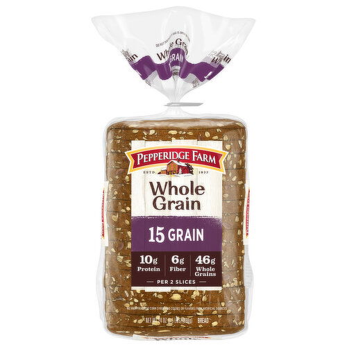 Pepperidge Farm Whole Grain 15 Grain Bread - 24 Ounce