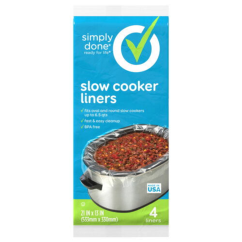 Simply Done Slow Cooker Liners