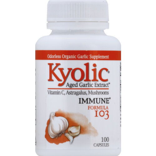 Kyolic Immune, Formula 103, Capsules