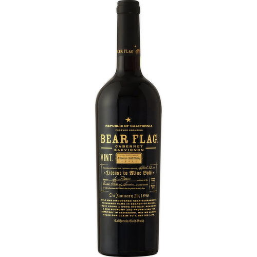 Bear Flag Sonoma County Cabernet Sauvignon Red Wine