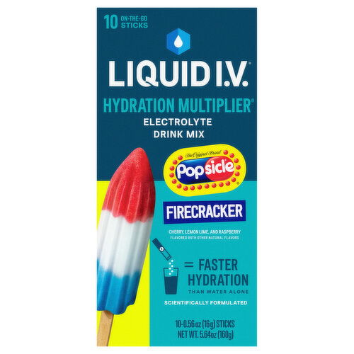 Liquid I.V. Electrolyte Drink Mix, Firecracker - 10 Each