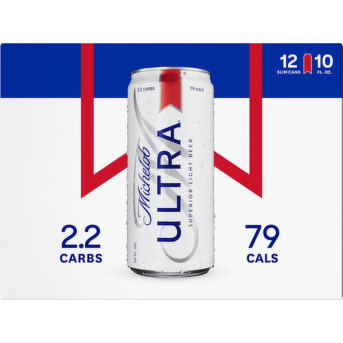 Michelob Ultra Beer, Superior Light, 12 Pack