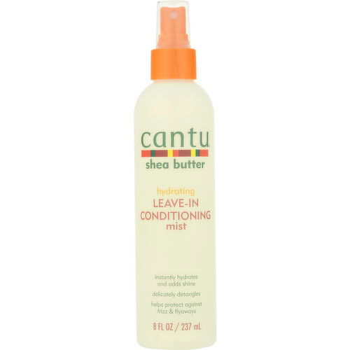 Cantu Leave-In Conditioning Mist, Hydrating, Shea Butter - 8 Ounce