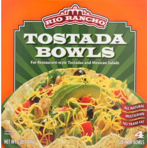 Rio Rancho Tostada Bowls, Six-Inch Bowls