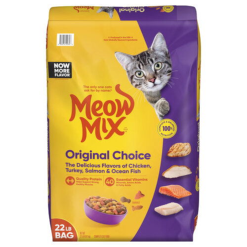 Meow Mix Cat Food, Complete, Original Choice