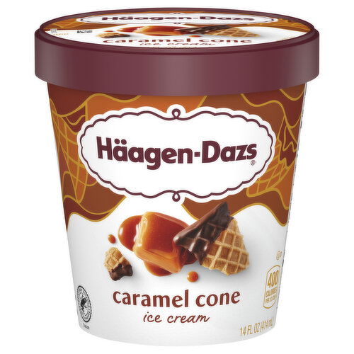 Haagen-Dazs Ice Cream, Caramel Cone