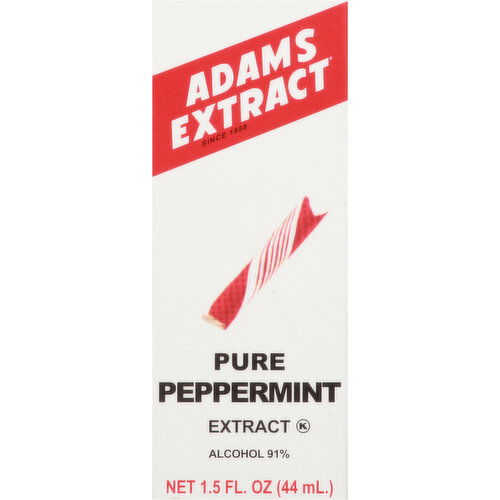 Adams Extract Extract, Peppermint, Pure