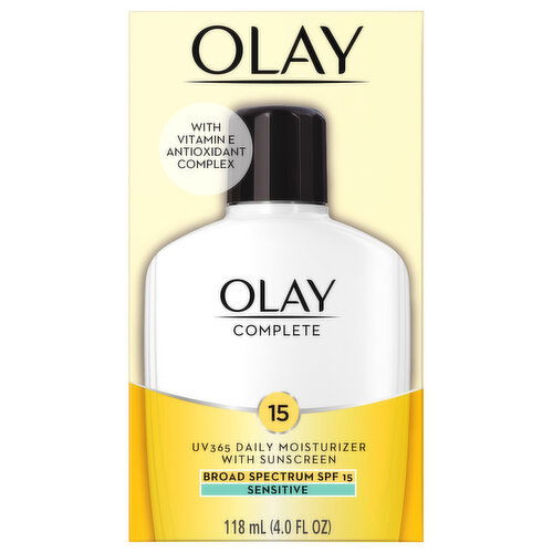 Olay UV 365 Daily Broad Spectrum Sensitive SPF 15 Moisturizer with Sunscreen - 4 Fluid Ounce