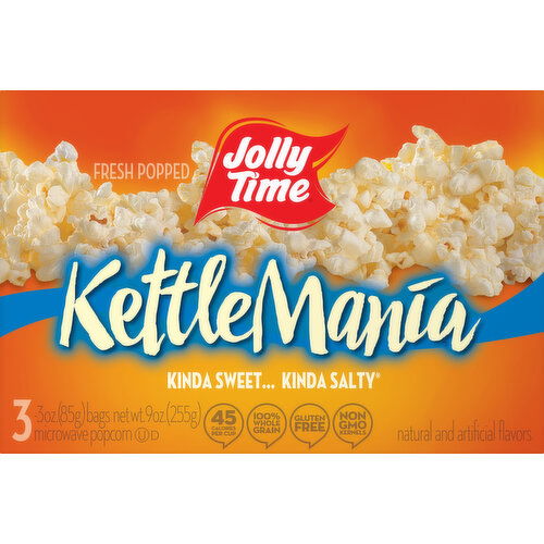 Jolly Time Microwave Popcorn, KettleMania