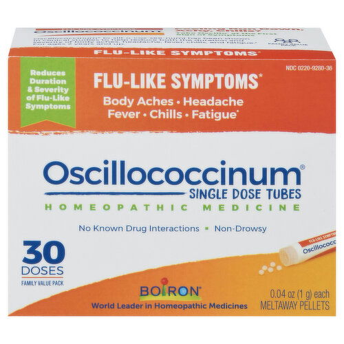 Boiron Oscillococcinum, Meltaway Pellets, Family Value Pack