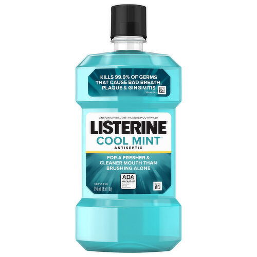 Listerine Mouthwash, Antiseptic, Cool Mint