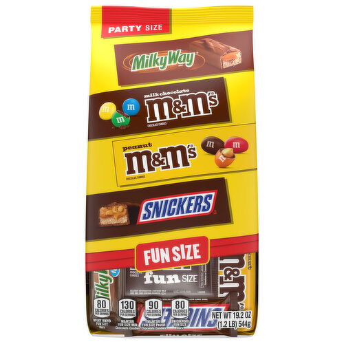 Mars Wrigley Candy, Fun Size, Party Size