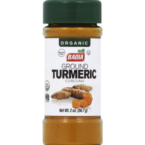 Badia Turmeric, Organic, Ground