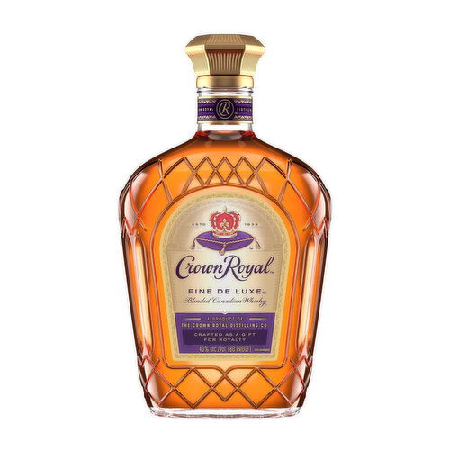 Crown Royal Fine Deluxe Canadian Whisky, 750 ml    