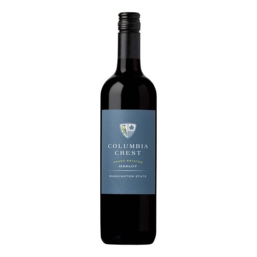 Columbia Crest Grand Estates Merlot Washington Red Wine, 750 ml    