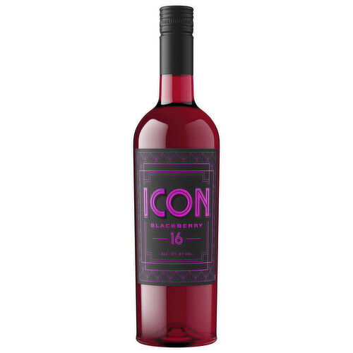 ICON Blackberry Wine 750ml - 750 Milliliter