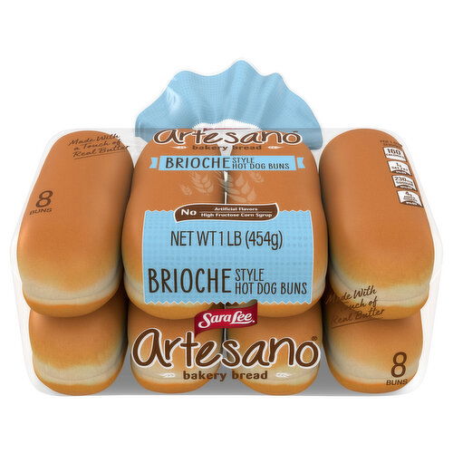 Sara Lee Hot Dog Buns, Brioche Style