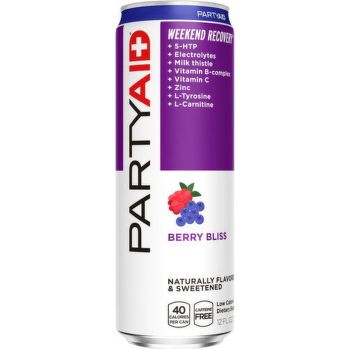 PartyAid Weekend Recovery, Berry Bliss - 12 Fluid Ounce