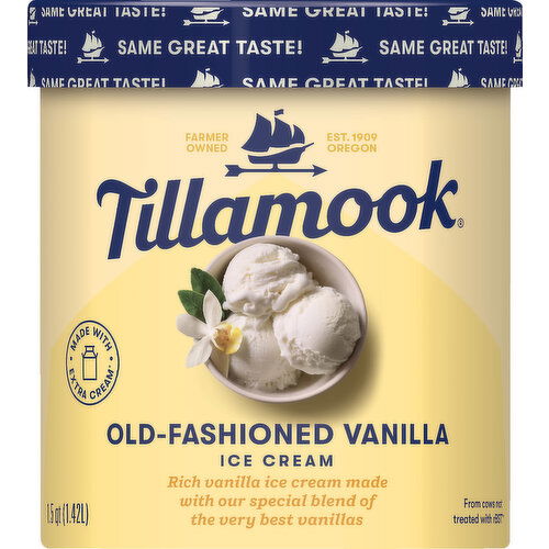 Tillamook Ice Cream, Old-Fashioned Vanilla