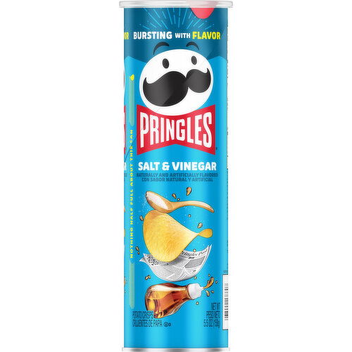 Pringles Potato Crisps, Salt & Vinegar