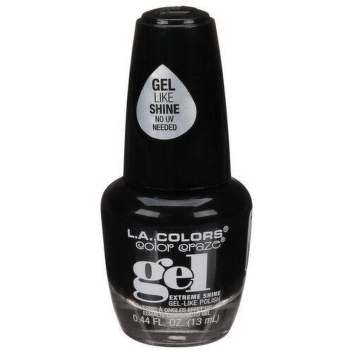 L.A. Colors Nail Polish, Extreme Shine, Gel, CNP755 Anarchy - 0.44 Fluid Ounce
