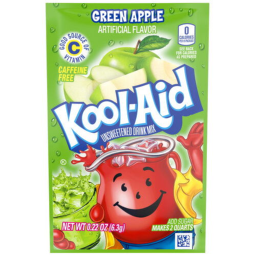 Kool-Aid Green Apple Unsweetened Drink Mix