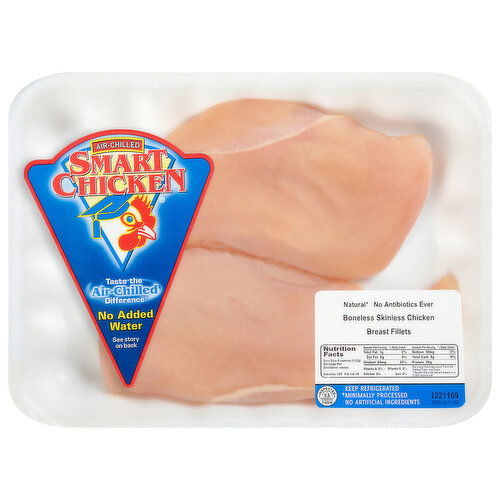 Smart Chicken Boneless Skinless Chicken Breasts, Vegetable Grain-Fed