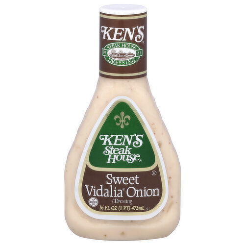 Ken's Steak House Gluten Free Sweet Vidalia Onion Dressing - 16 Fluid Ounce