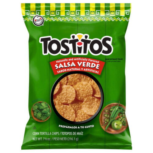 Tostitos Corn Tortilla Chips, Salsa Verde