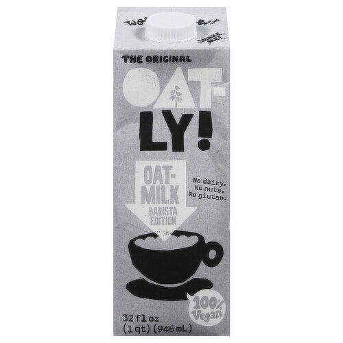 Oatly Oat Milk, 100% Vegan