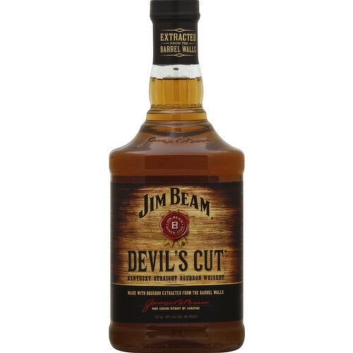 Jim Beam Whiskey, Kentucky Straight Bourbon, Devil's Cut