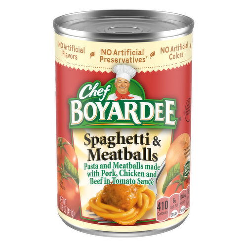 Chef Boyardee Spaghetti and Meatballs Canned Food