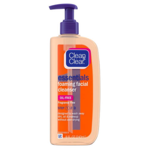 Clean & Clear Facial Cleanser, Foaming