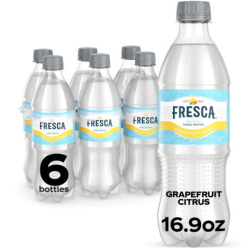 Fresca  Grapefruit Citrus Sparkling Soda Water Bottles