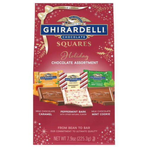 Ghirardelli Holiday Chocolate Assortment, Squares