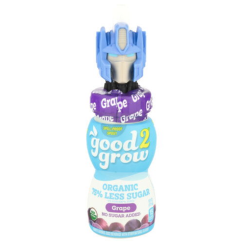good2grow Organic No Sugar Added Grape Flavored Juice Beverage - 6 Fluid Ounce