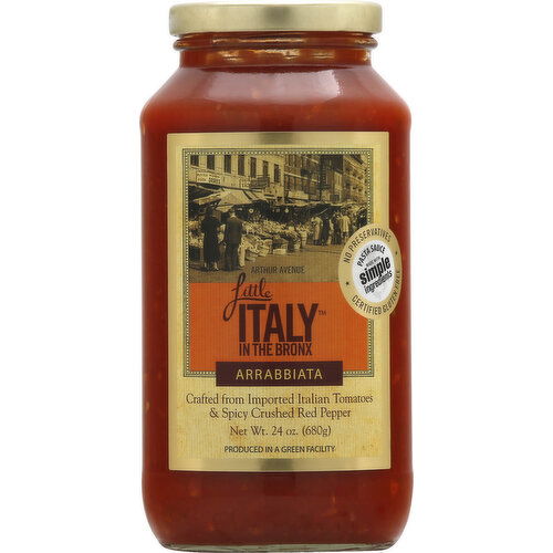 Little Italy in the Bronx Sauce, Arrabbiata