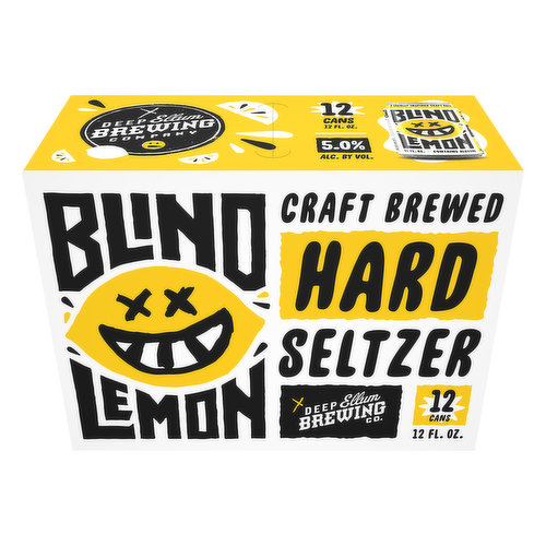 Blind Lemon Hard Seltzer, Blind Lemon, 12 Pack