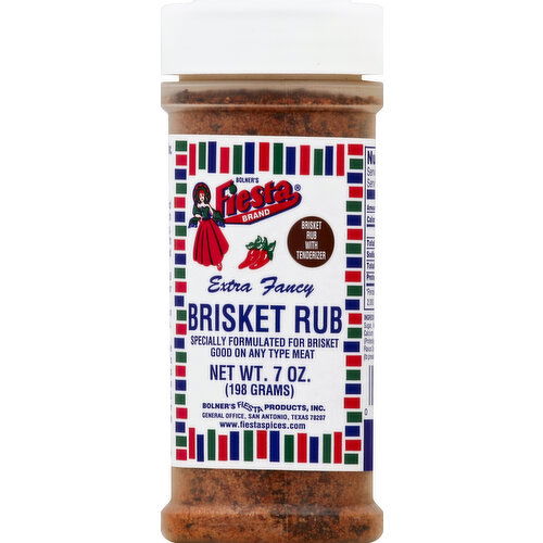Fiesta Brisket Rub, Extra Fancy - 7 Ounce