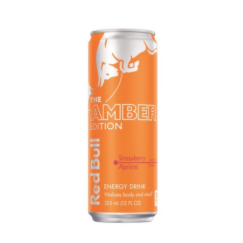 Red Bull Amber Edition Strawberry Apricot Energy Drink