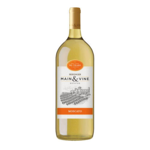 Beringer Main & Vine Moscato California White Wine, 1.5 L    