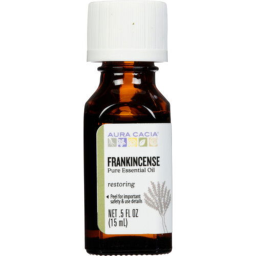 Aura Cacia Pure Essential Oil, Frankincense, Restoring