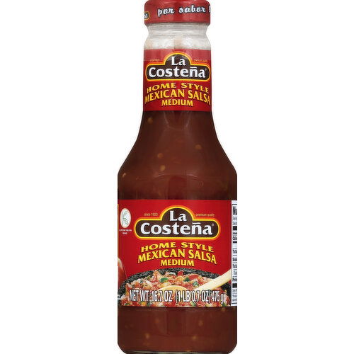 La Costena Salsa, Homestyle Mexican, Medium